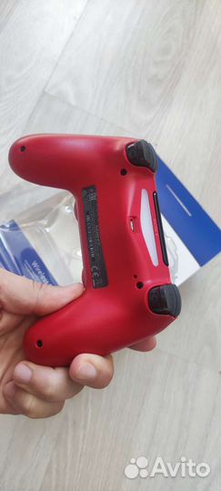 Оригинальный sony dualshock v2 красная лава