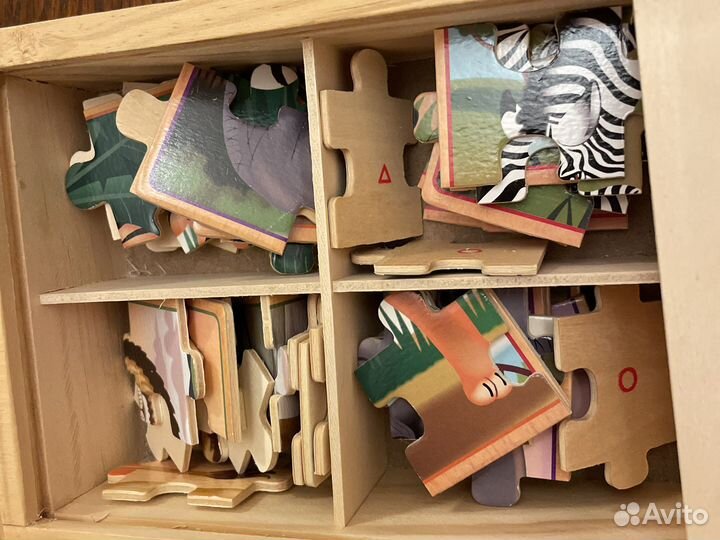 Деревянные пазлы melissa&doug