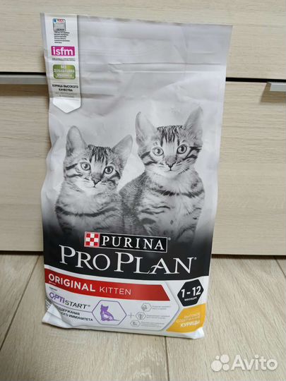 Сухой корм для котят Pro Plan с курицей 1,5 кг