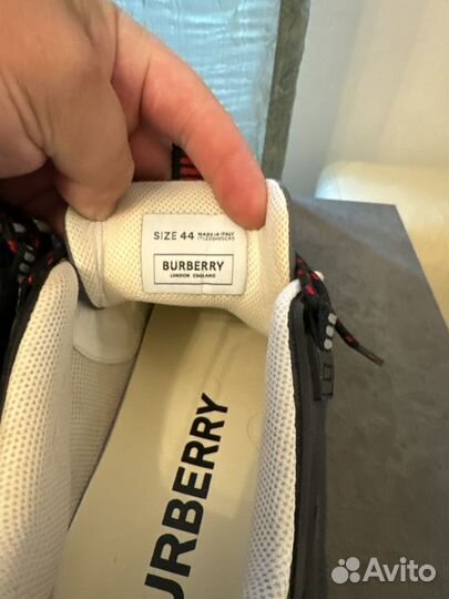 Мужские зимние кроссовки burberry 44 eu