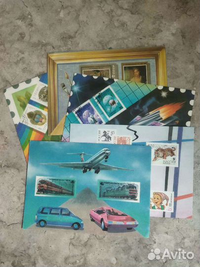 Конверты из под марок. СССР