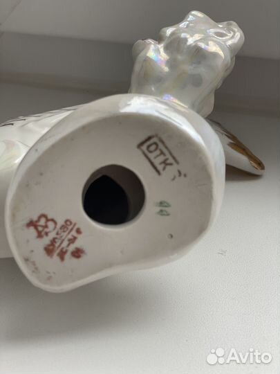 Фарфоровая статуэтка Карп дфз