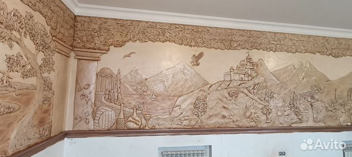 Барельеф, гипсдекор