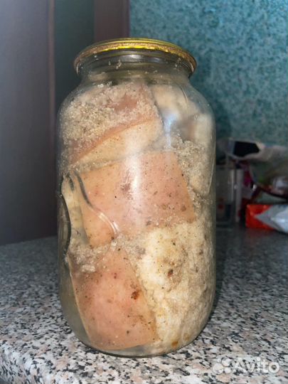 Сало домашнее соленое