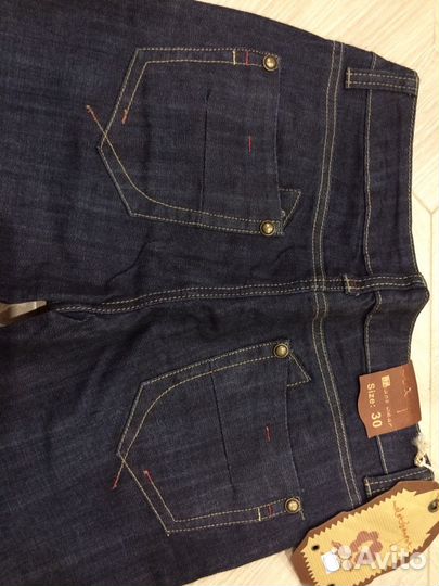 Бриджи джинсовые