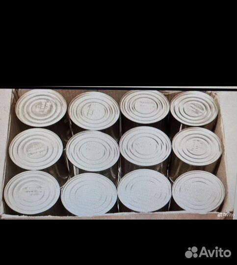 Коробок с жб банками