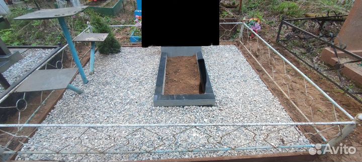 Благоустройство могил. Ограды, памятники