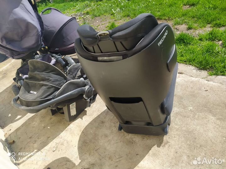 Коляска Recaro 3в1 и автокресло, б/у