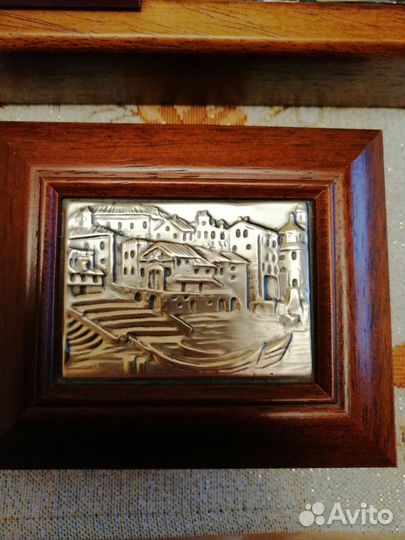 Шкатулки /комплект из дерева