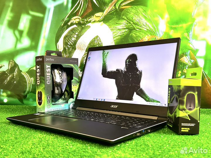 Ноутбук для игр Acer / GTX / SSD / сила и мощь
