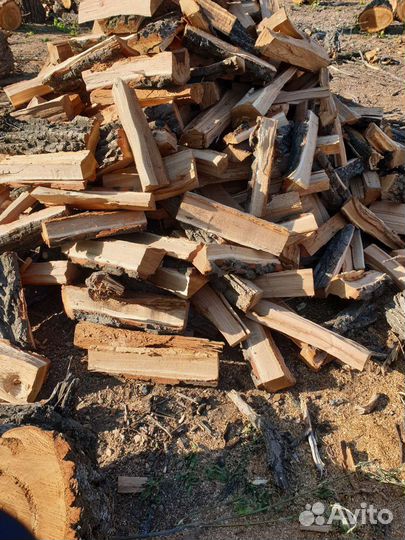 Дрова дубовые колотые
