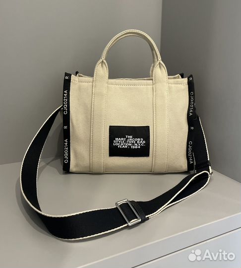 Сумка marc jacobs medium tote BAG warm sand
