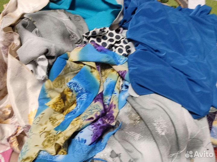 Отрезы тканей пакетом