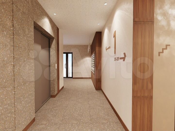 1-к. квартира, 54,6 м², 8/8 эт.