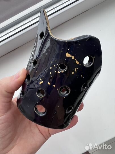 Подсвечник керамический из глины