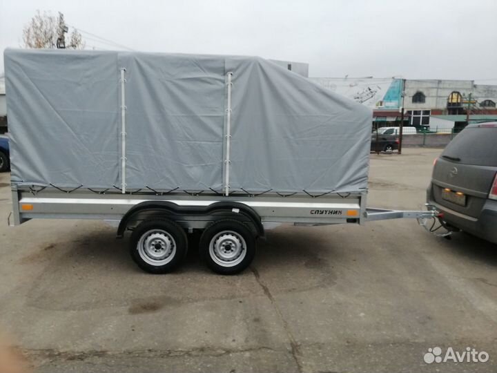 Прицеп двухосный спутник 3,0х1,5м категория Б