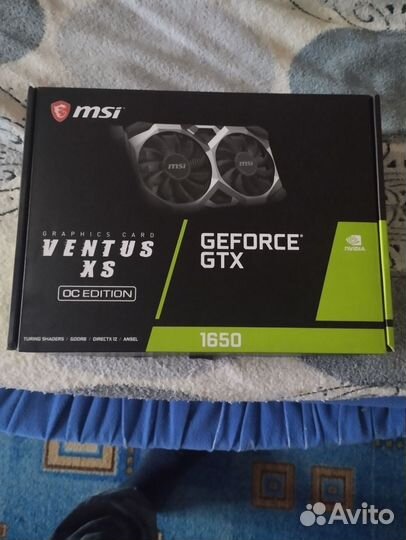 Видеокарта gtx 1650 4gb ventud XS OC