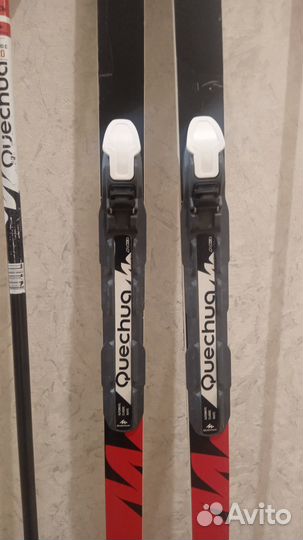 Беговые лыжи Quechua 160см +лыжные палки 115+чехол