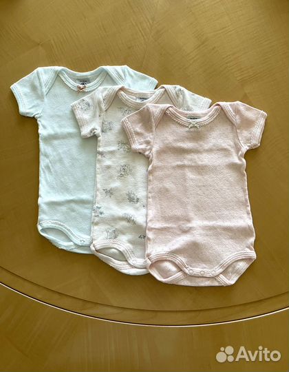 Боди с коротким рукавом Petit Bateau 3 мес