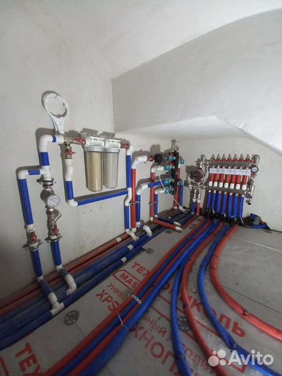 Теплый пол, отопление, водоснабжение