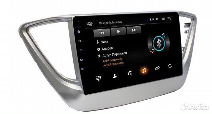 Новая магнитола Hyundai Solaris 2 2017 2021 камера