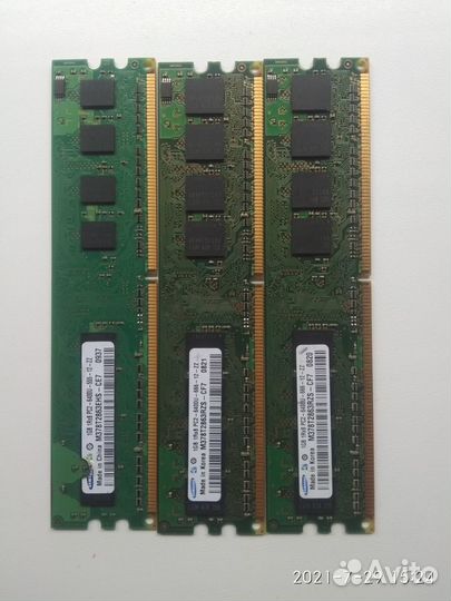 Оперативная память ddr2 1gb 500 за все 3