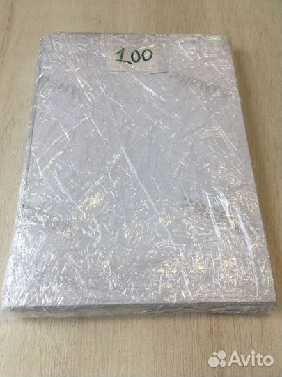 Самоклеящаяся белая пленка, матовая А4, 100шт