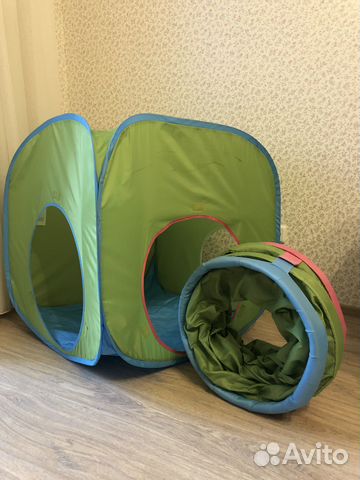 Детская игровая палатка с туннелем IKEA
