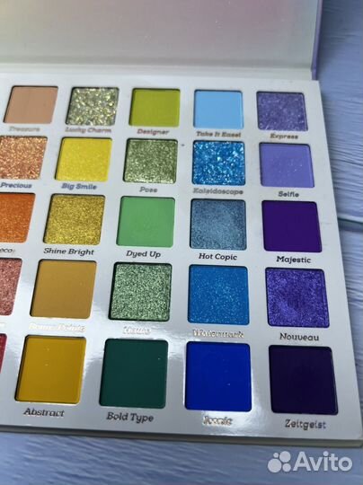 Палетки теней colourpop fade into hue