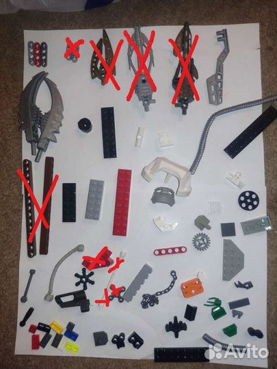 Bionicle запчасти сокеты броня technik