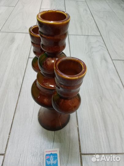 Подсвечник керамика СССР