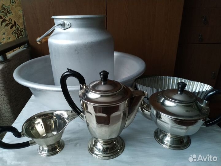 Посуда СССР из нержавейки и алюминия