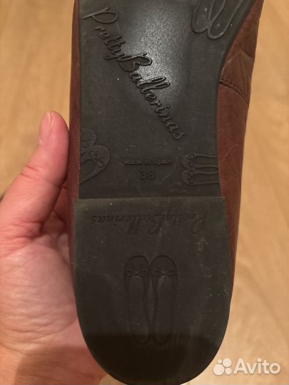 Балетки натуральная кожа 38 Pretty Balerinas