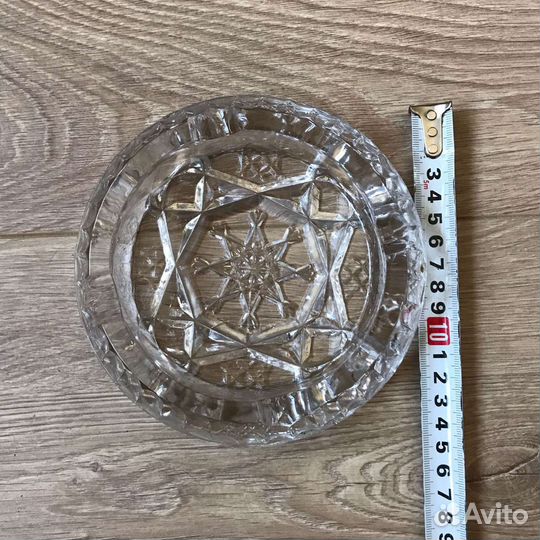 Пепельница хрустальная