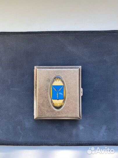 Портсигар с Саратовским гербом