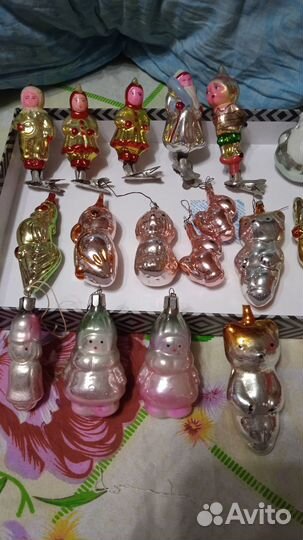 Новогодние ёлочные игрушки СССР