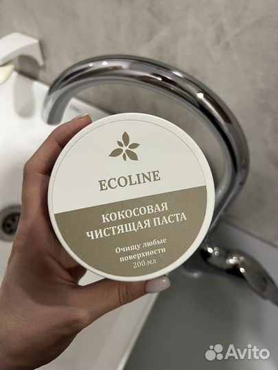 Кокосовая чистящая паста