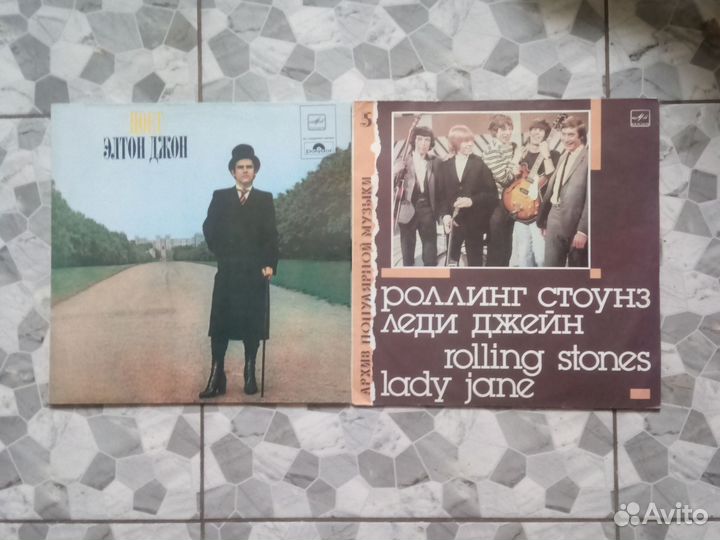 Виниловые пластинки рок