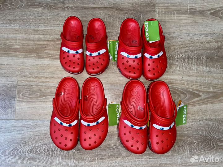 Crocs Lightning McQueen Крокс Молния Маквин