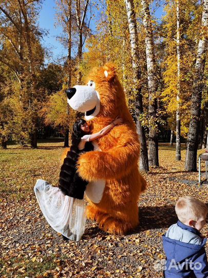 Поздравление от медведя Миши/аниматоры