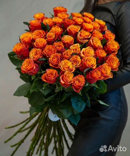 Роза одноголовая премиум качества, цветы букет