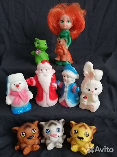 Игрушки СССР резиновые, игрушки пвх Весна