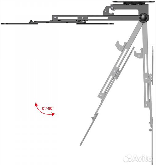 Потолочно-складной кронштейн для тв 23 55