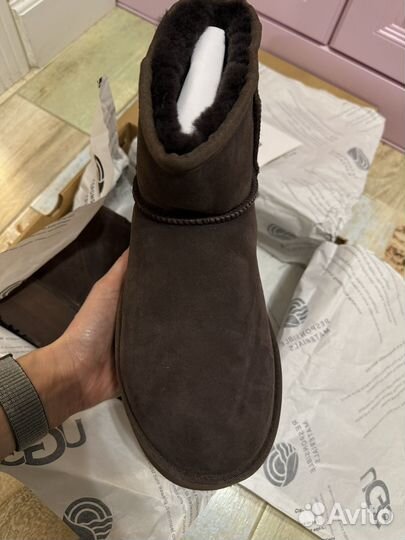 Ugg женские на платформе коричневые