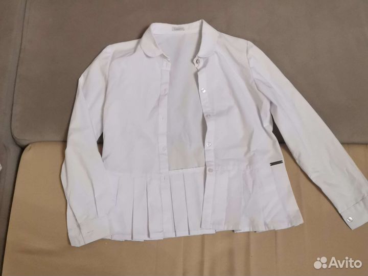 Рубашка белая школьная