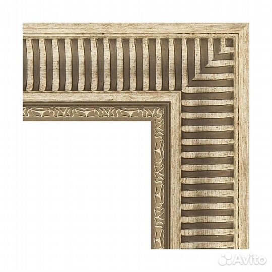 Зеркало Evoform Exclusive 87х57 Серебряный акведук