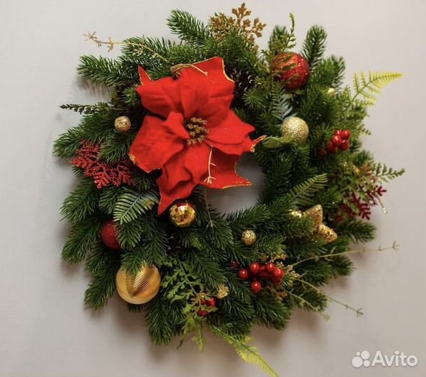 Новогодний рождественский венок
