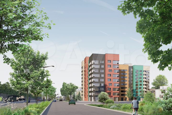 2-к. квартира, 67,9 м², 4/11 эт.