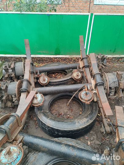 Ося полуприцепа мтм, маз