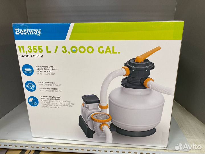 Песочный фильтр для бассейнов Bestway 58486 Новые
